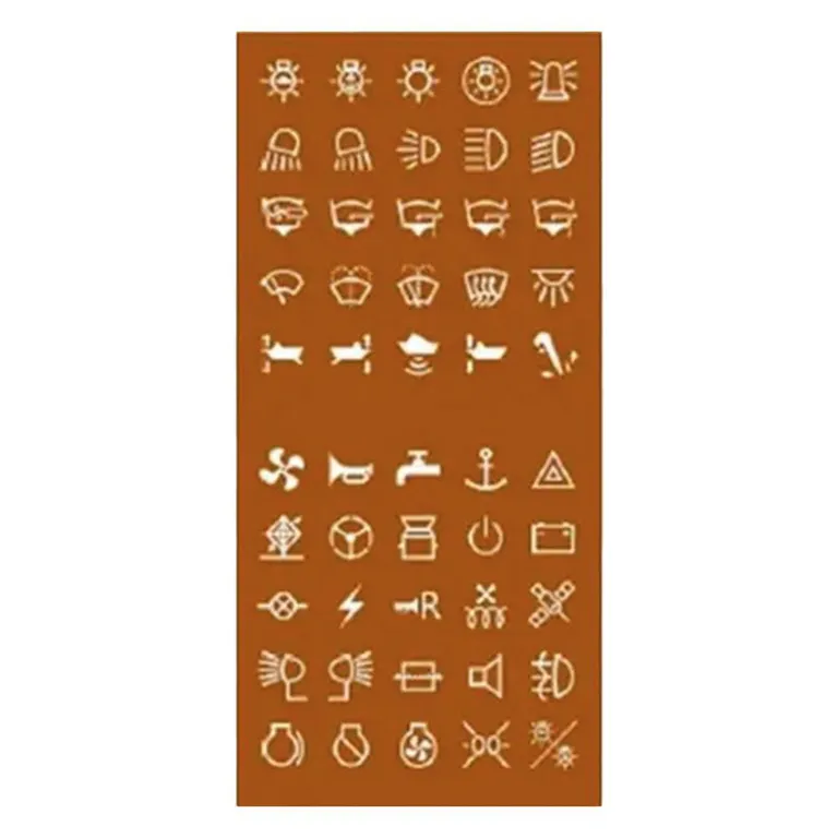 ProSupply Klistrelapper for blank betjeningstast på bryter