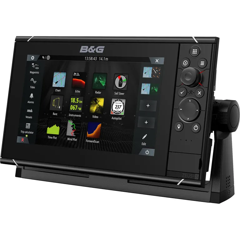 B&G Zeus3S 9 kartplotter og HALO20+ radarpakke