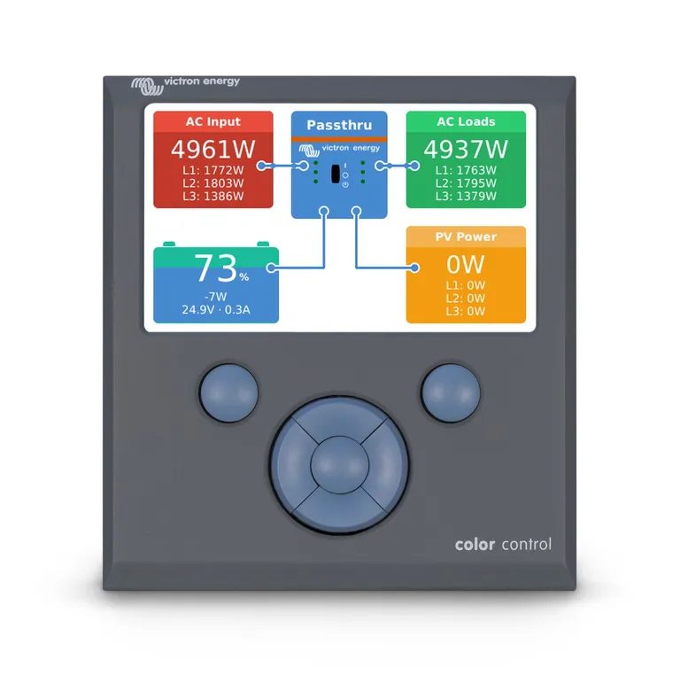 Victron kontrollpanel
