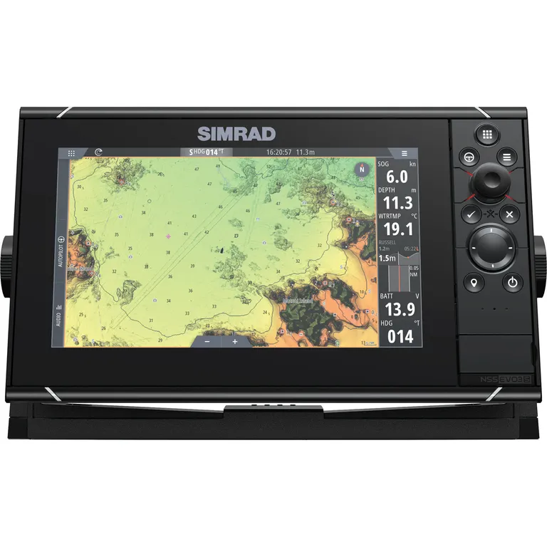 Simrad NSS9 evo3S kartplotter med ekkolodd