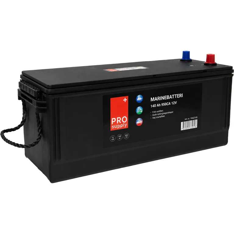 ProSupply marinebatteri 12V 140Ah 770CCA