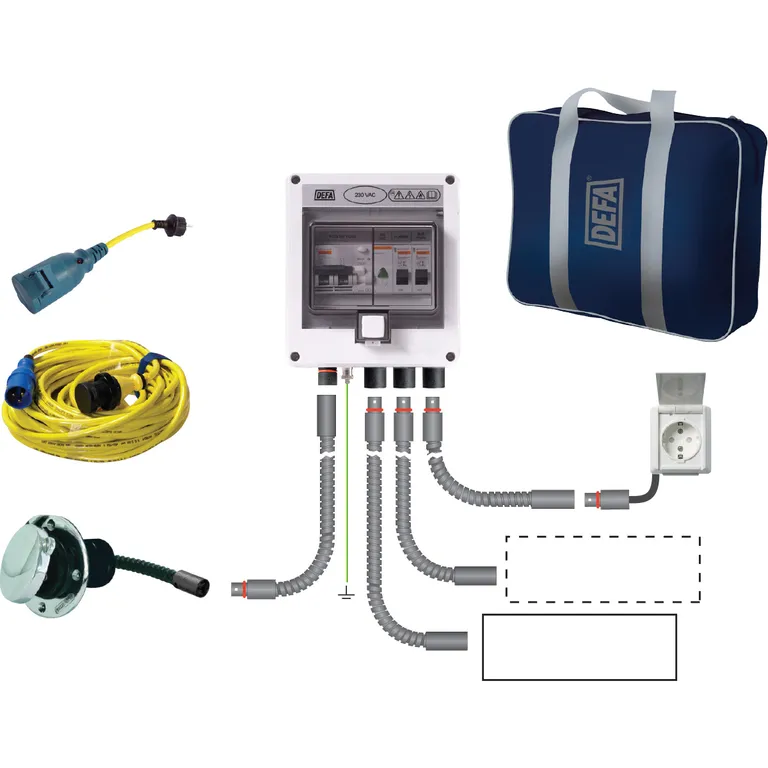 DEFA Marine Plug-and-play landstrømspakke 2 230V 16A