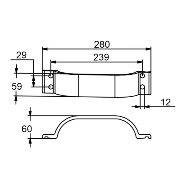 MGDUFF Mercury Brakettanode til V6, V150, V200 og V275