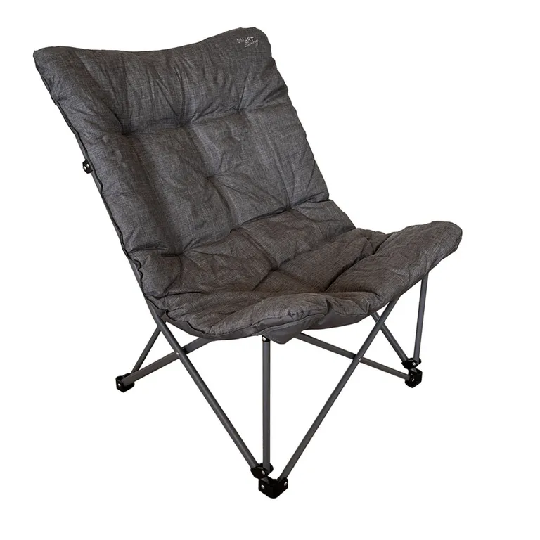LTC Smart Living Lounge Chair sammenleggbar grå loungestol