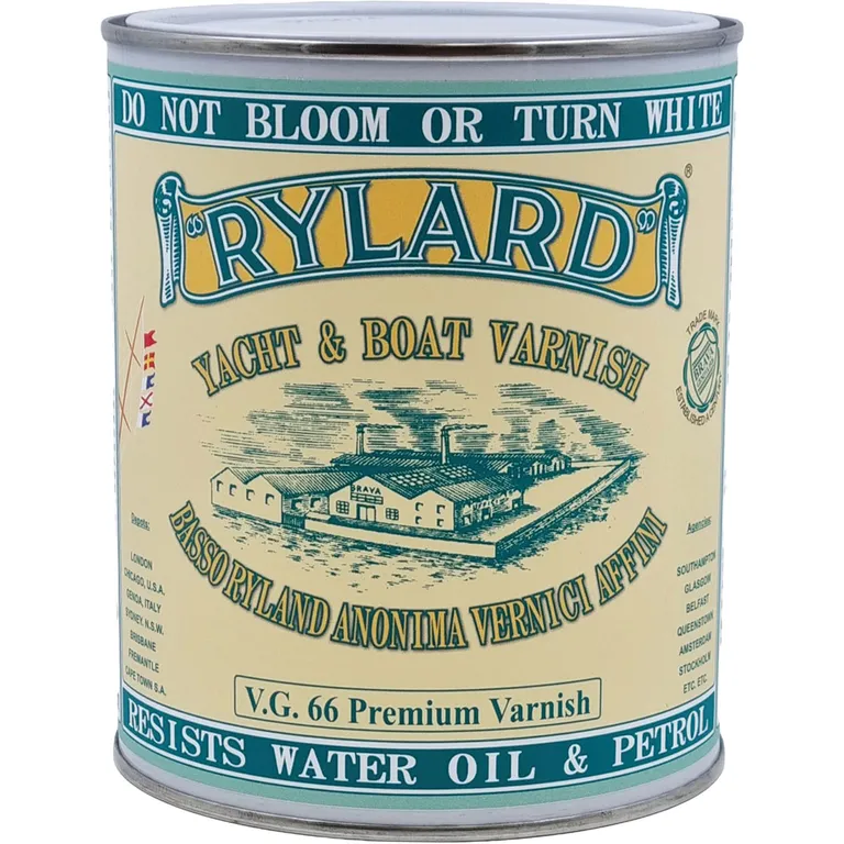 Rylard VG 66 Premium høyblank klarlakk, 1 liter