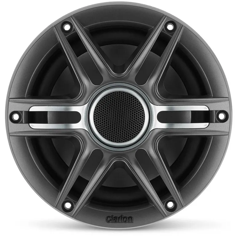 Clarion Marine Premium Høyttalere 6,5" hvit/grå sportsgrill