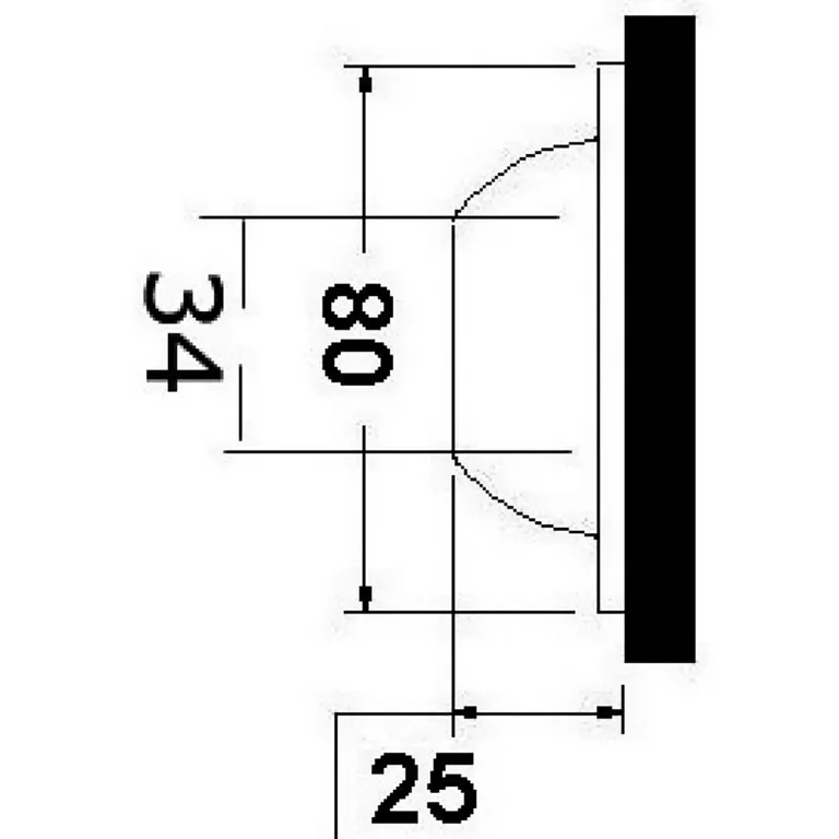 Osculati 4W undervannslys(RGBW flerfarget) for utenpåliggende montering.