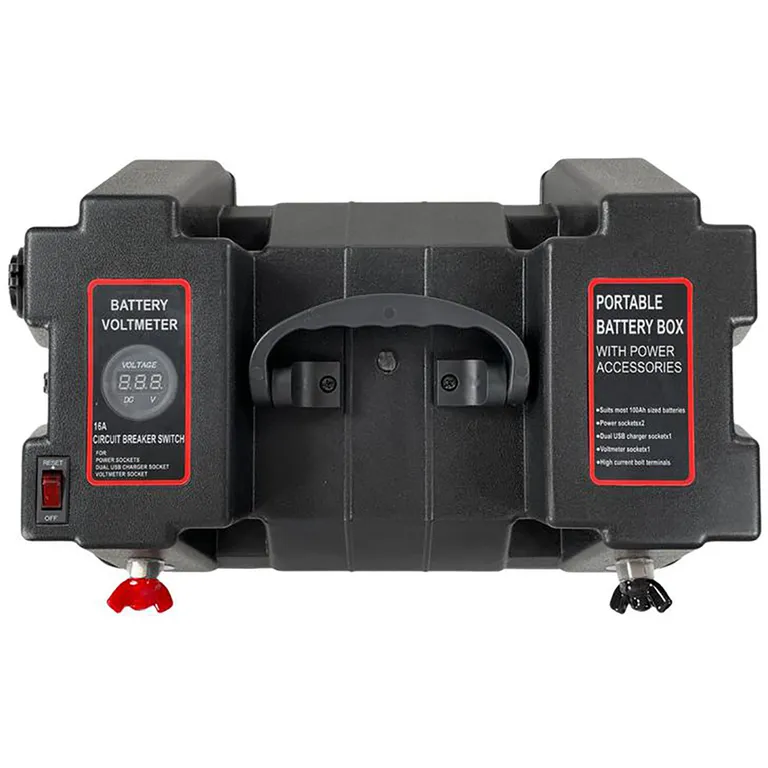ProSupply PowerBox batterikasse med 12V og USB-uttak