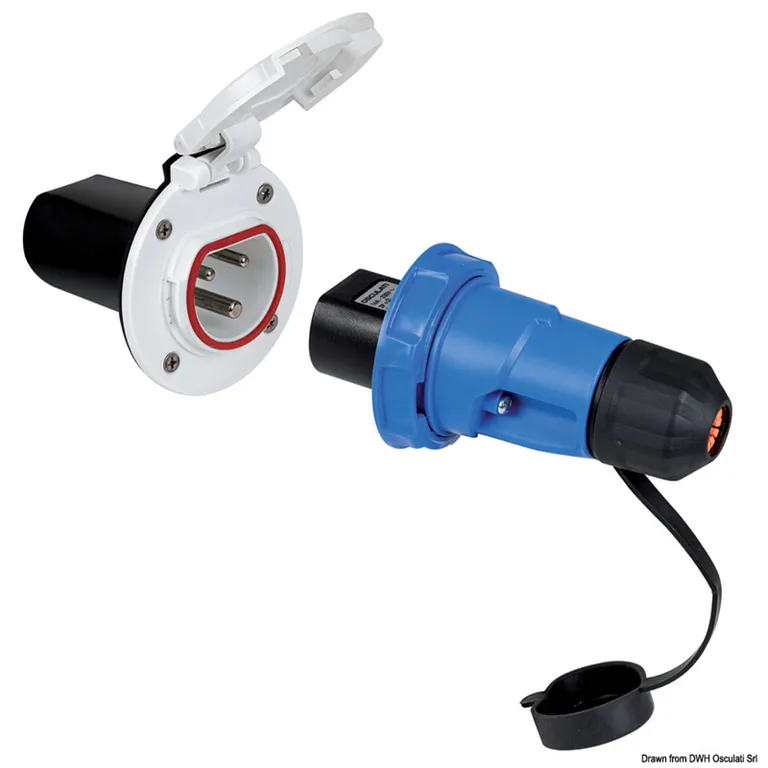 Osculati Landstrømsinntak Cruiser 16A 230V Syrefast
