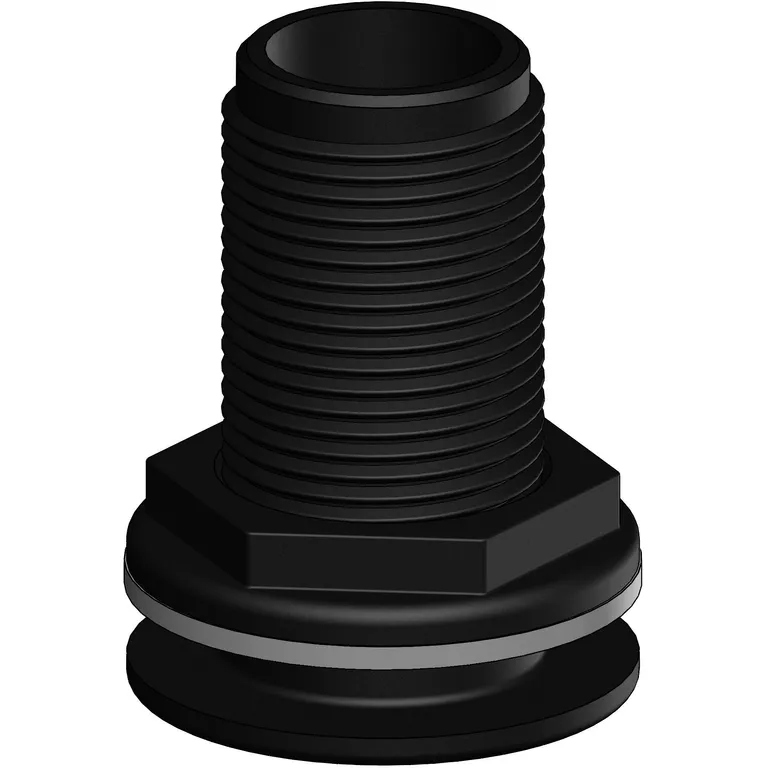 Trudesign 1" (25mm) utenpåliggende skroggjennomføring i kompositt