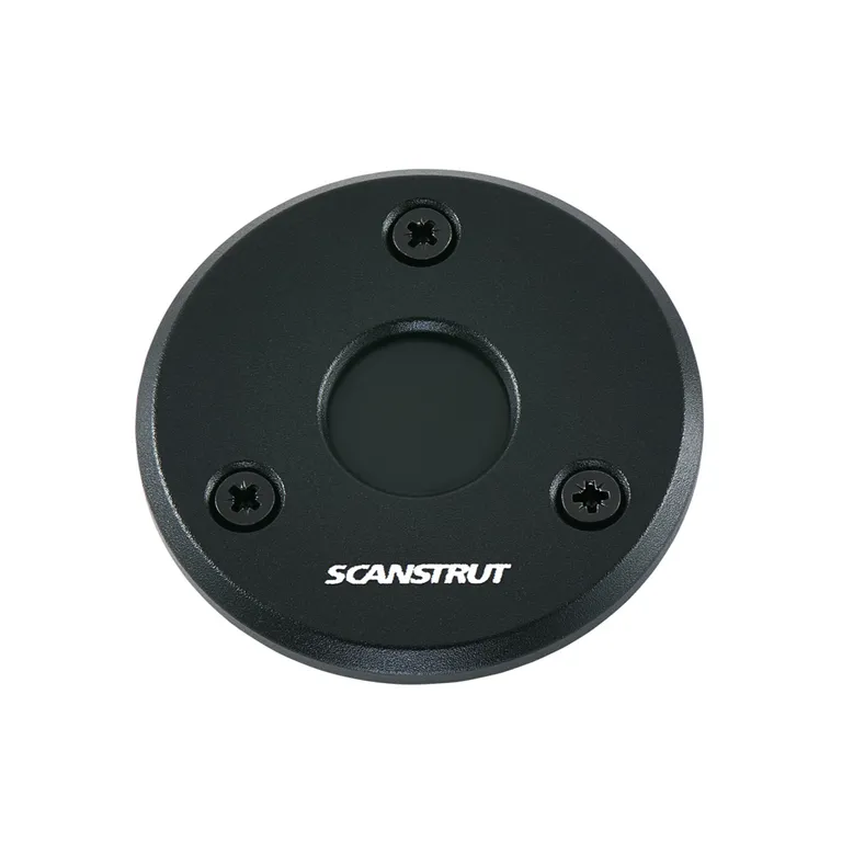 Scanstrut DS-LP-16-BLK lavprofil kabelgjennomføring sort alu, 2-8mm, plugg 16mm