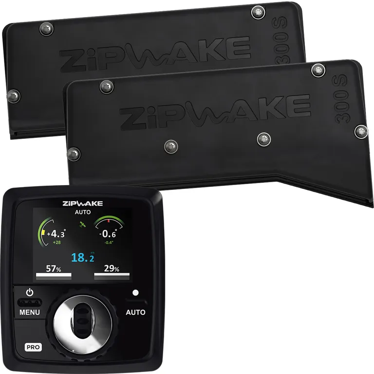 Zipwake KB 300-S PRO Chine interceptor startpakke 2x300mm