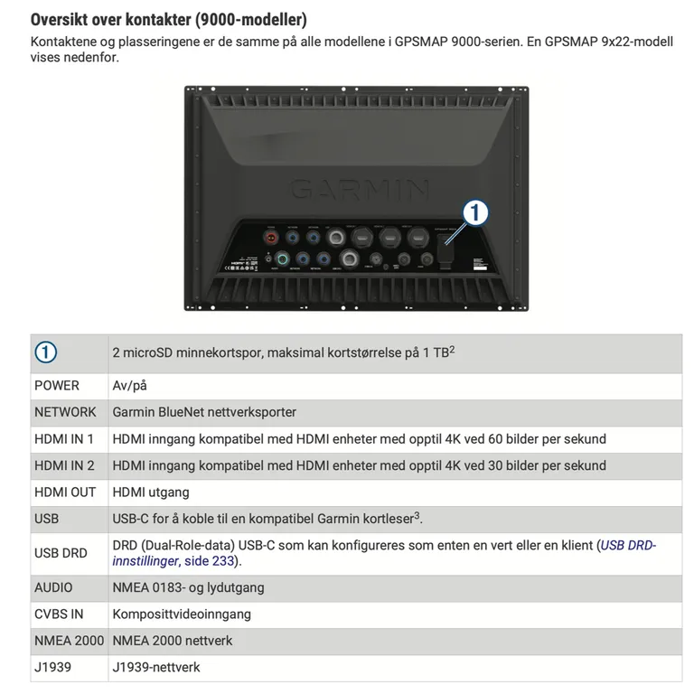 Garmin GPSMAP 9017 17" kartplotter