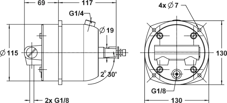 Hydraulisk styring for påhengsmotorer opp til 80 HK