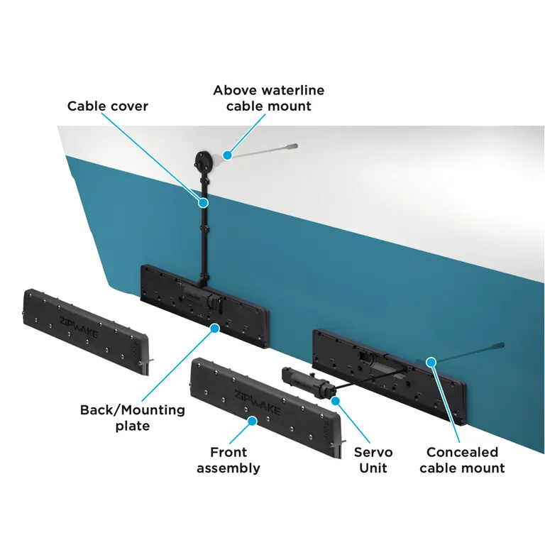 Zipwake KB 450-S PRO interceptor startpakke 2x450mm