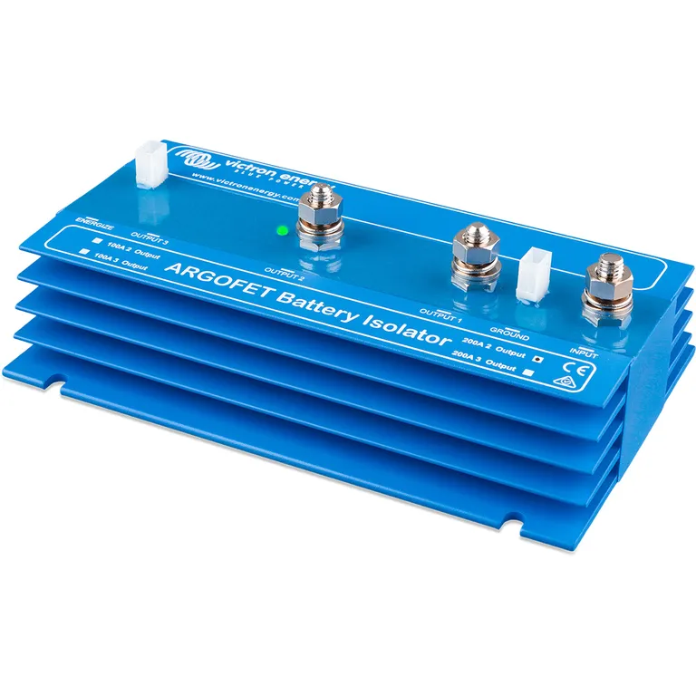 Victron Argofet 200-2 Batteriisolator to batteribanker 200A