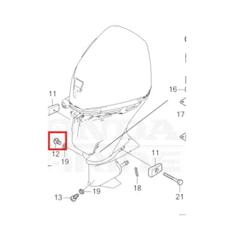 Honda Tappeplugg BF2-350hk