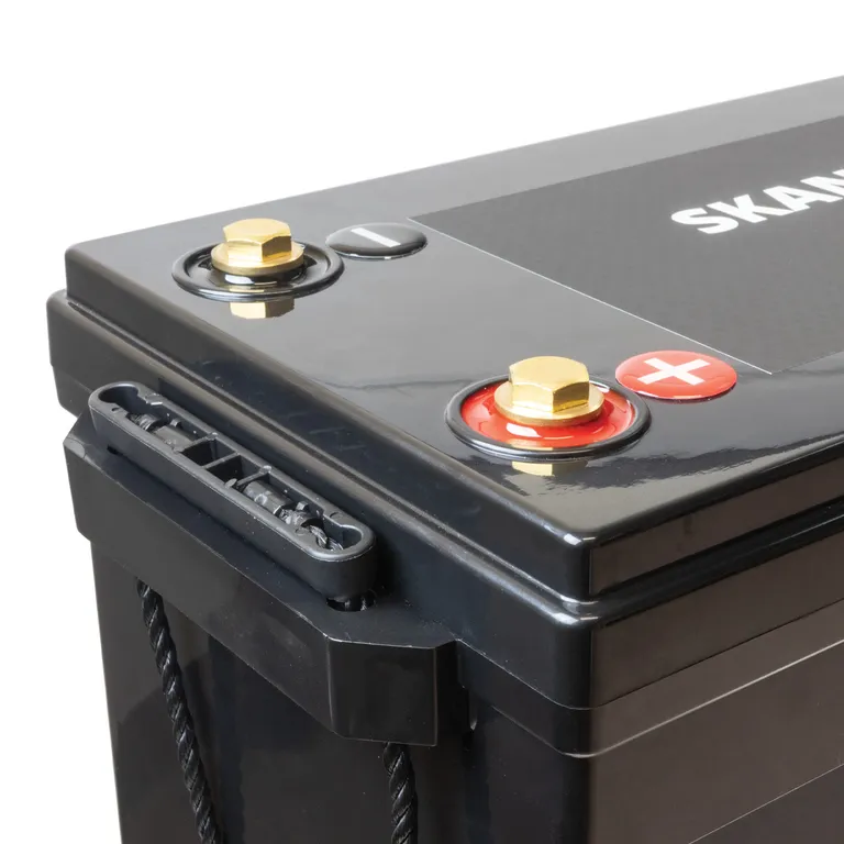 Skanbatt Litium Basic kompakt LiFePo4 12V batteri 200Ah m/200A BMS