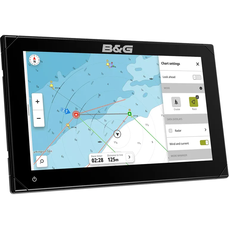 B&G Zeus S 9" kartplotter m/seilfunksjoner og ekkolodd