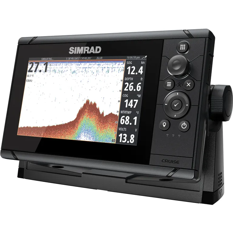 Simrad Cruise 7" kartplotter med ekkolodd inkl. giver