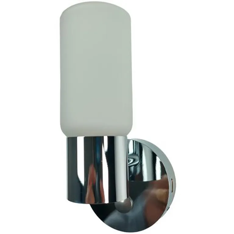 Nautilight Aries LED vegglampe m/glasskjerm-UBS-C