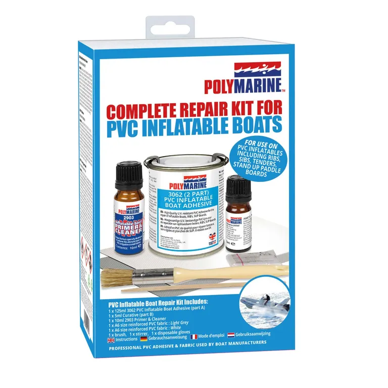 Polymarine Komplett Reparasjonskit PVC