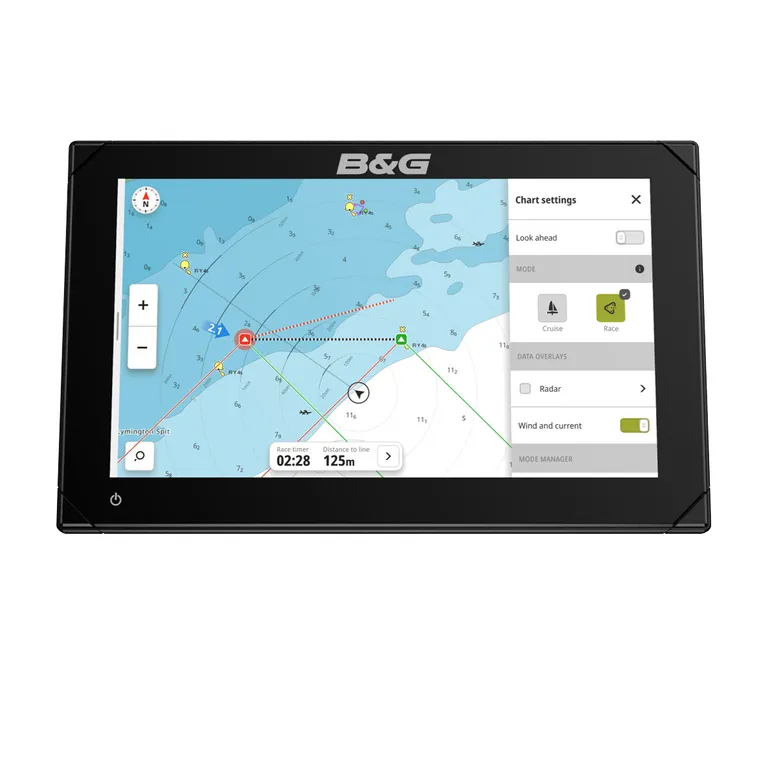 B&G Zeus S 9" kartplotter m/seilfunksjoner og ekkolodd