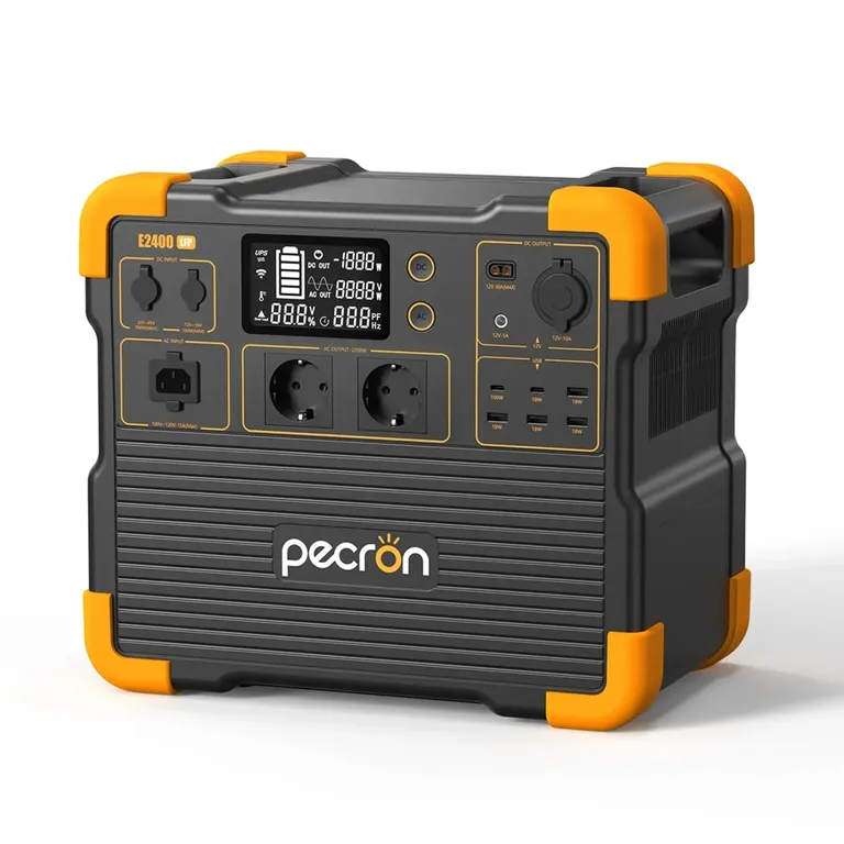 Pecron E2400LFP Strømstasjon 2048Wh 2400W