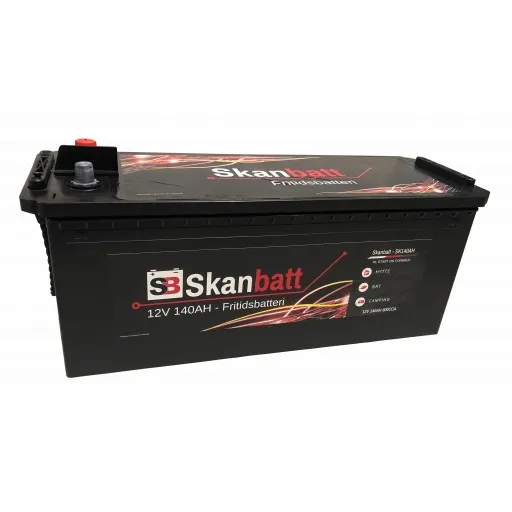 Skanbatt SK140AH Fritidsbatteri 12V 140Ah blybatteri 