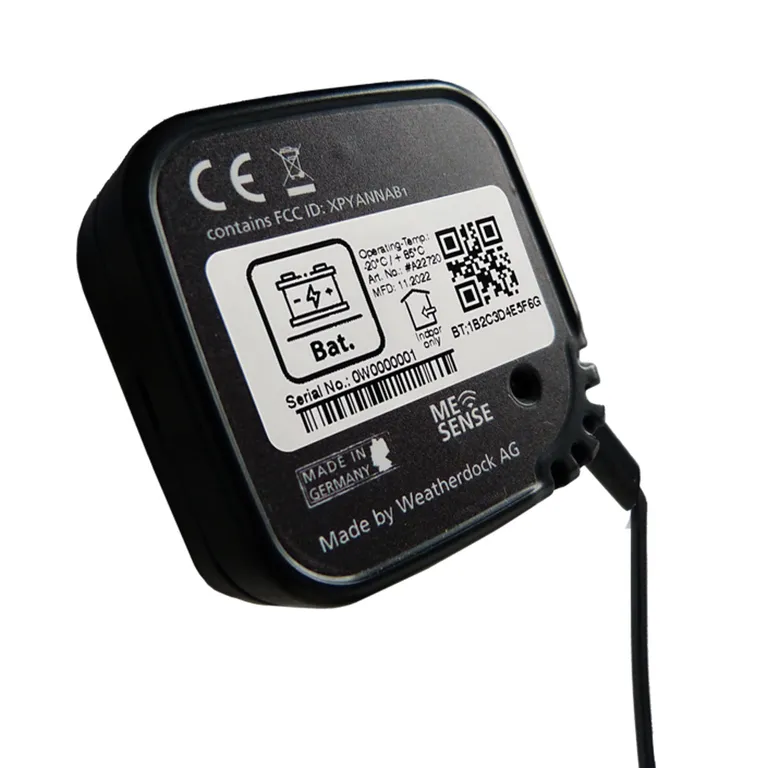 Weatherdock Me Sense batterisensor, IoT Bluetooth