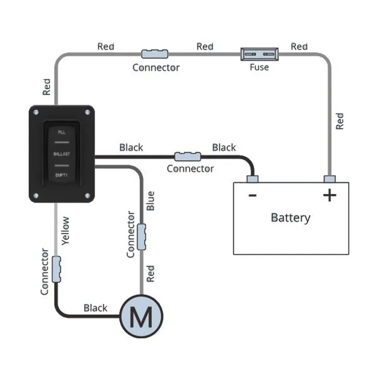 Seaflo Bryter for impellerpumpe 12/24V
