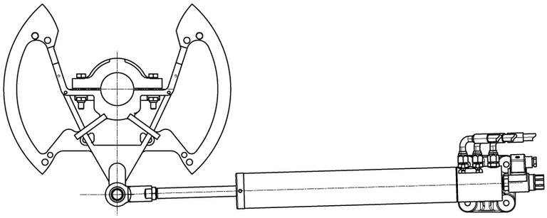Hydraulisk lineær drivenhet HL30