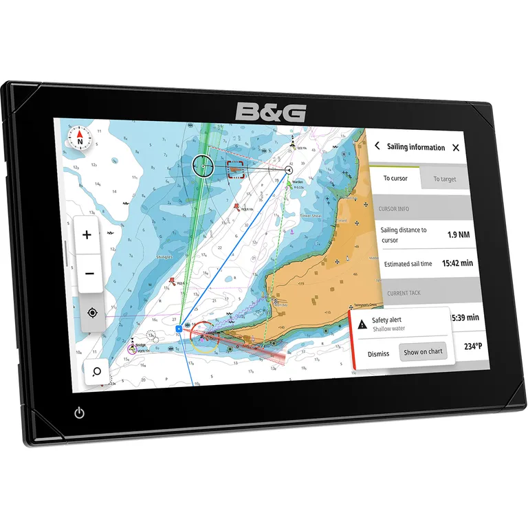 B&G Zeus S 9" kartplotter m/seilfunksjoner og ekkolodd