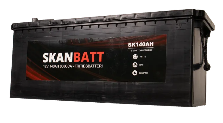 Skanbatt SK140AH Fritidsbatteri 12V 140Ah blybatteri