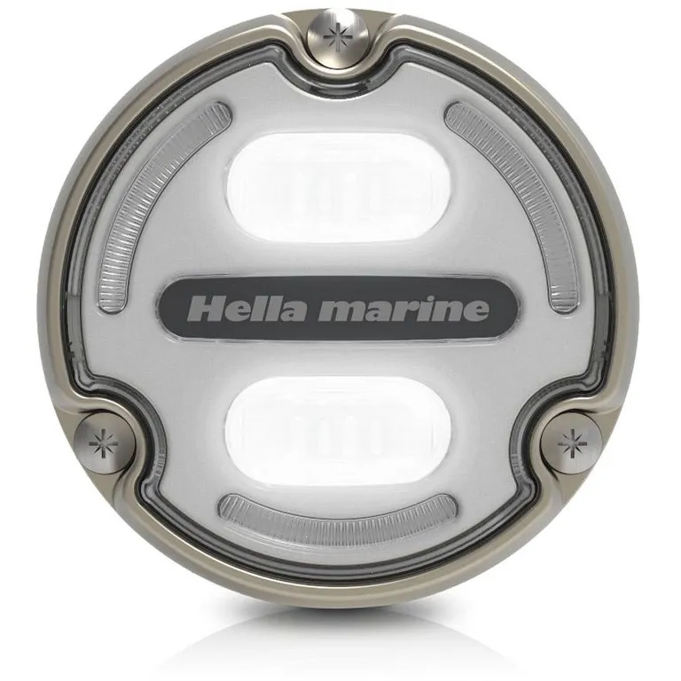 Hella Marine Apelo A2 blått/hvitt undervannslys, bronse, 30W