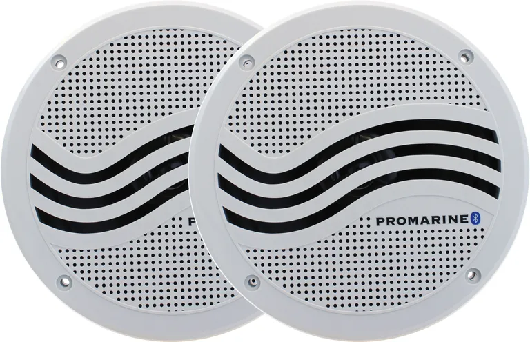 Promarine Høyttaler 6,5" 150W Bluetooth Hvit