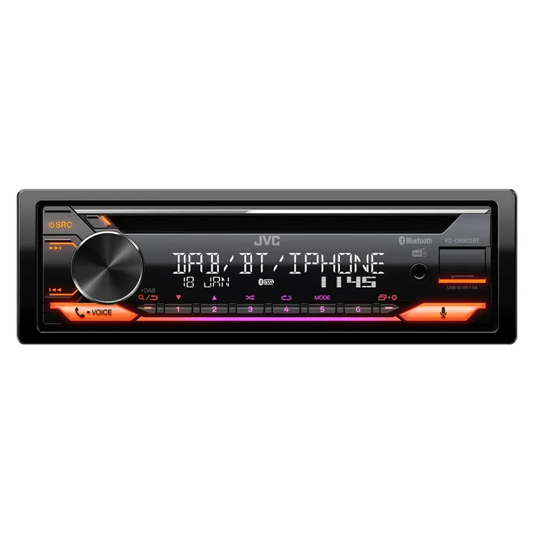 JVC KD-DB922BT stereoanlegg med Bluetooth 1DIN