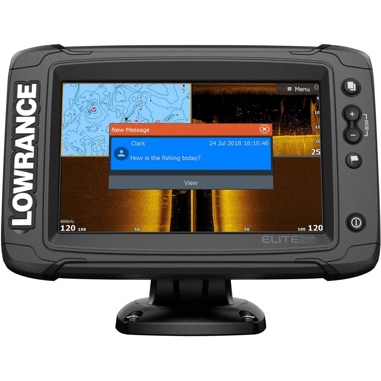 Lowrance Elite-7 Ti2 kartplotter med ekkolodd (inkl. giver)