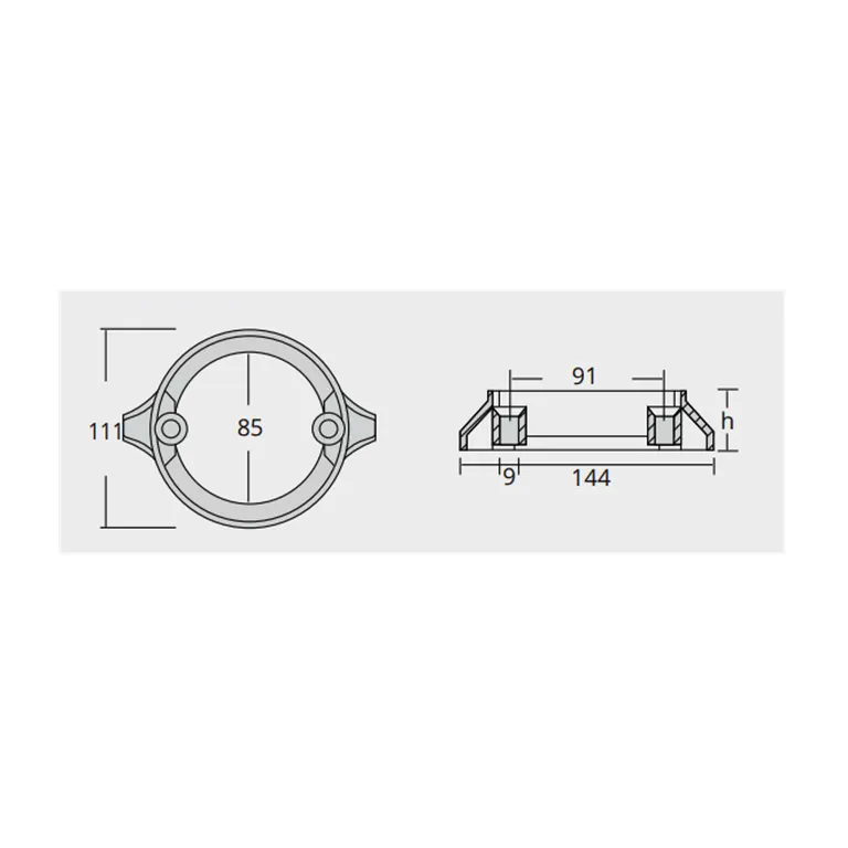 Anode Concept Sinknode VO-12 Volvo Penta 280DP/ 290DP / 290DPA