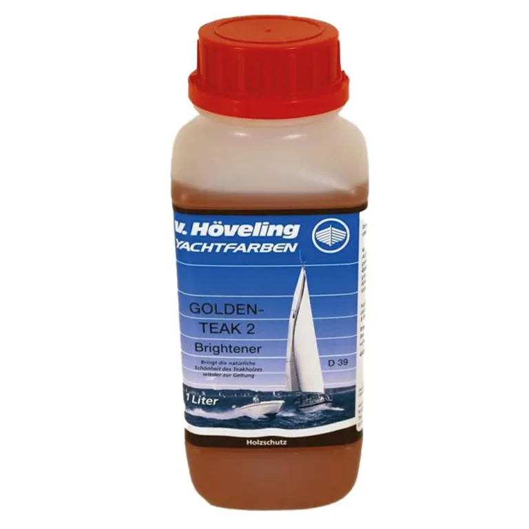 Höveling Golden Teak 2 Brightner - Teakrens steg 2 av 3, 1 liter