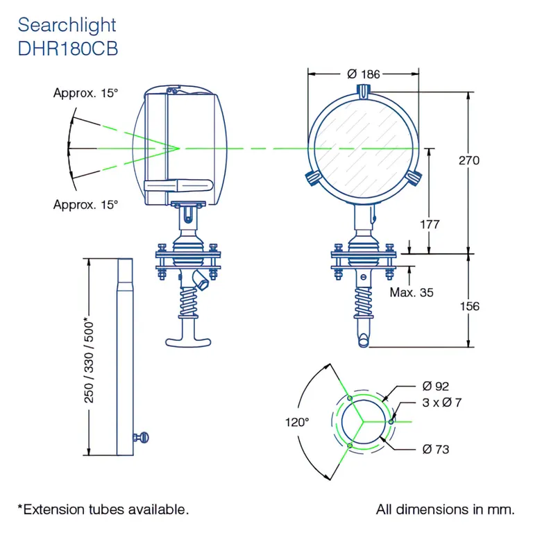 LED søkelys 180CB 20W