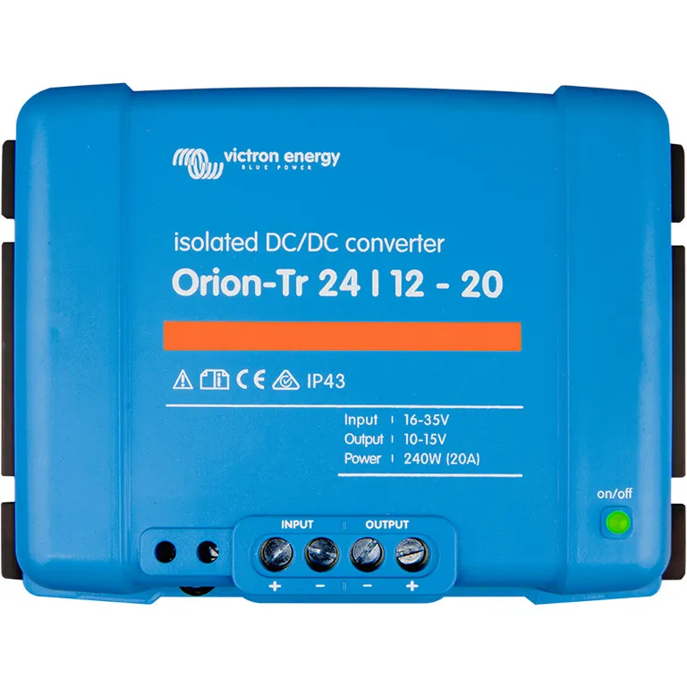 Victron Orion omformer DC-DC 24>12V 20A, Galvanisk isolert