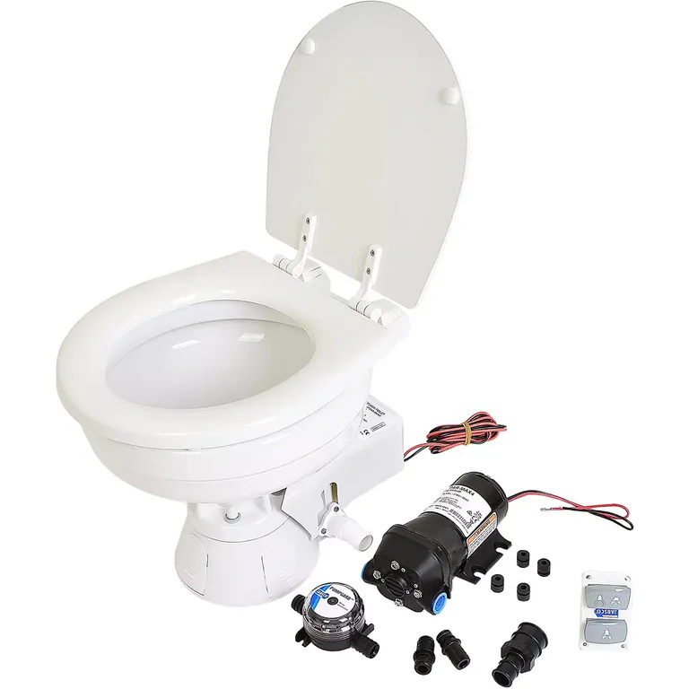 Jabsco Quiet Flush Regular 12V elektrisk toalett