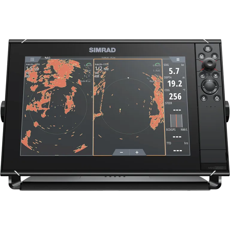 Simrad NSS12 evo3-S kartplotter med ekkolodd
