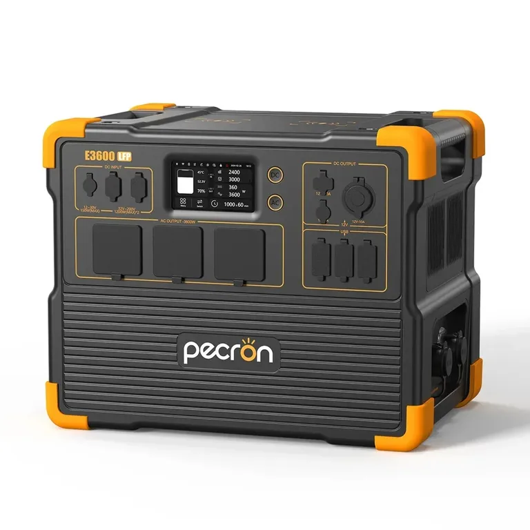 Pecron E3600LFP Strømstasjon 3072Wh 3600W