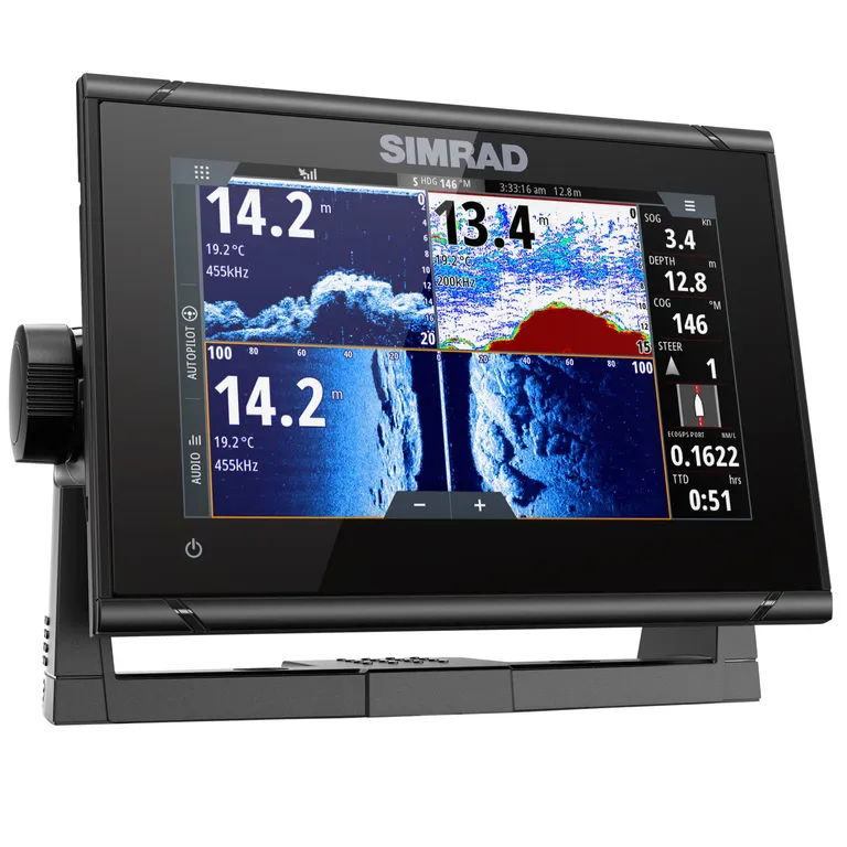 Simrad GO7 XSR kartplotter med ekkolodd