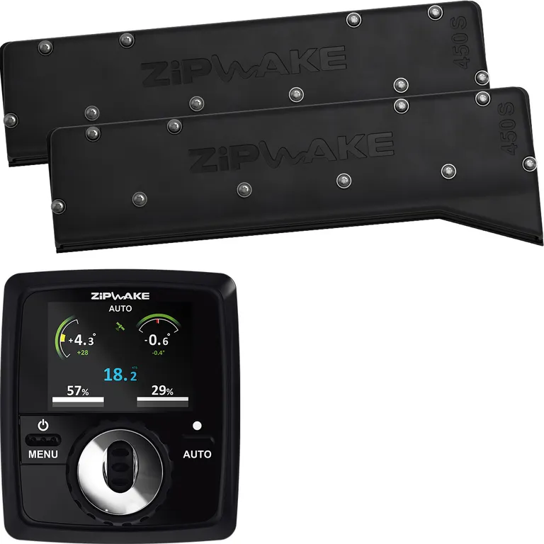 ZipWake 450-S CHINE 2x 45 cm interceptor - startpakke