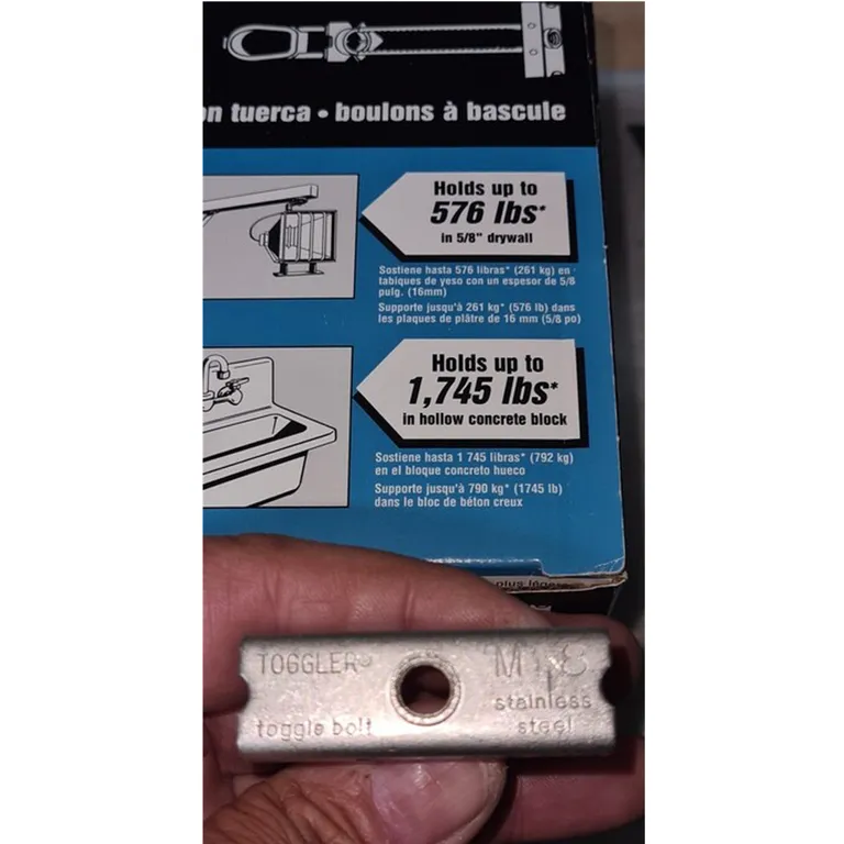 Toggler Snaptoggle Heavy-Duty Toggle Bolt M8 A2 304AISI
