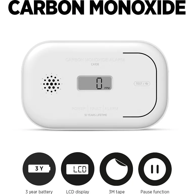 Housegard CA108 CO-alarm batteridrevet