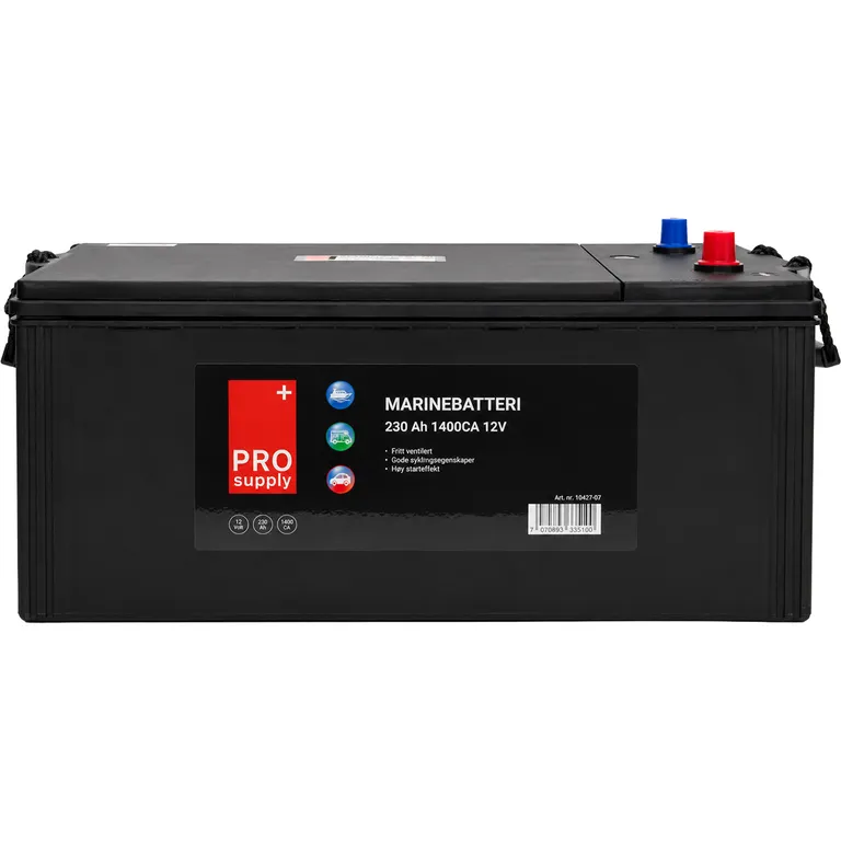 ProSupply marinebatteri 12V 230Ah 1150CCA